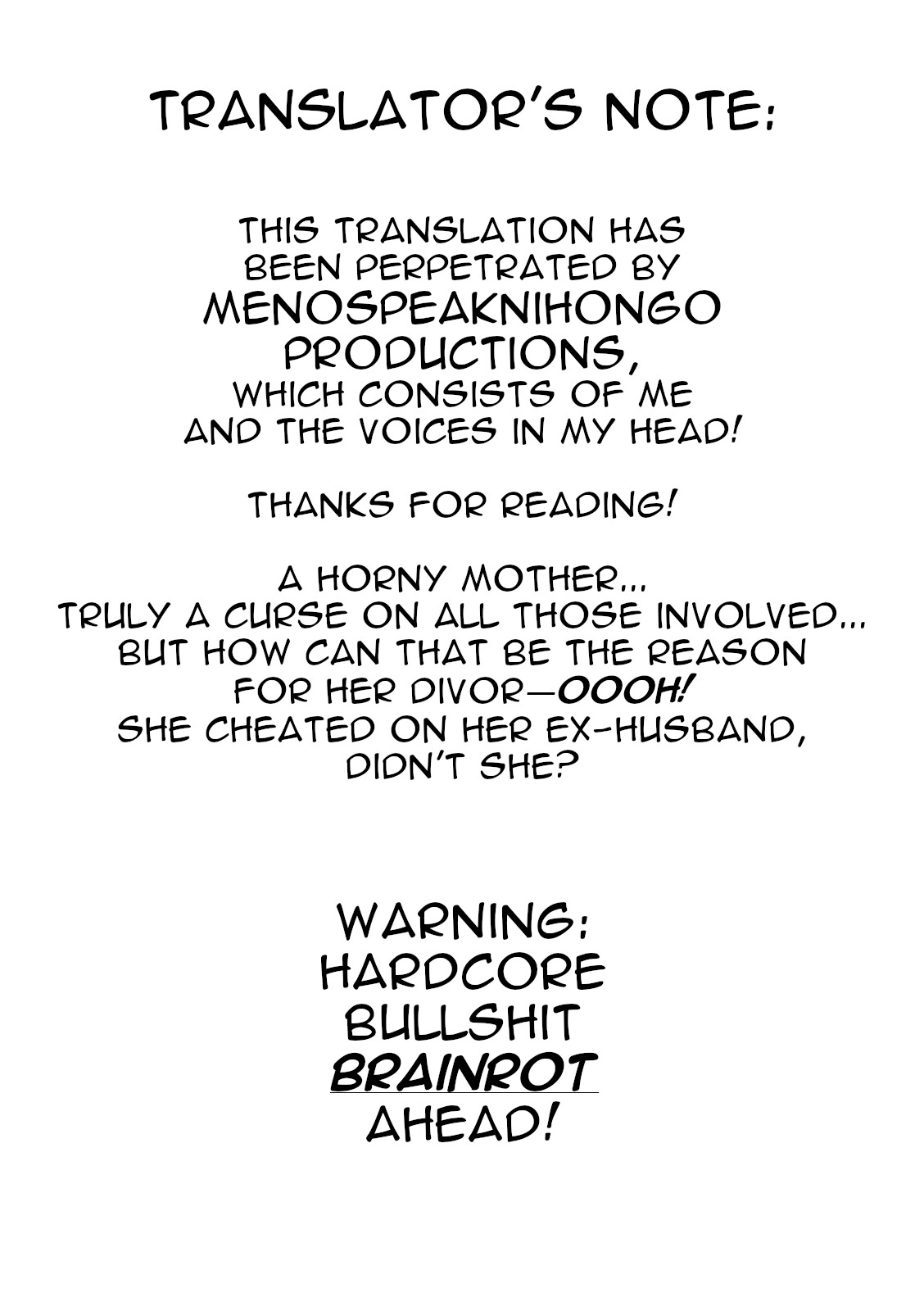 Hentai Manga Comic-For my Mother, who is Burdened with an Extraordinary Sex Drive…-Read-26